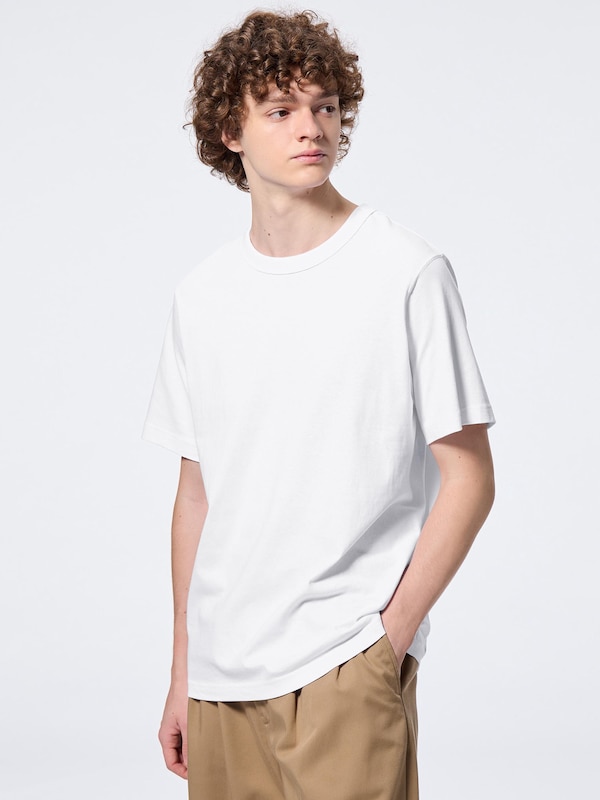 コットンクルーネックT