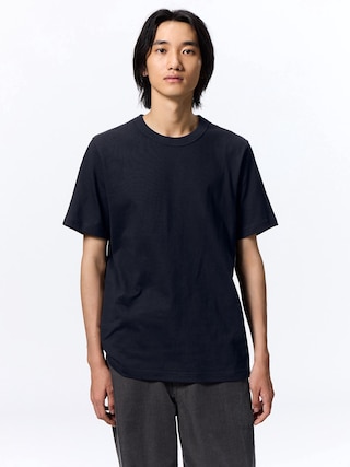 コットンクルーネックT 【メンズ】 【Tシャツ・スウェット】【GU公式/ジーユー】 【NAVY】 コットンクルーネックT 【メンズ】 【Tシャツ・スウェット】【GU公式/ジーユー】 【NAVY】