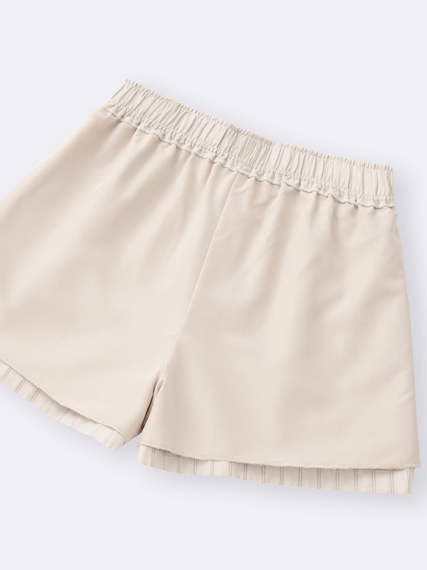ストライププルオンショートパンツ