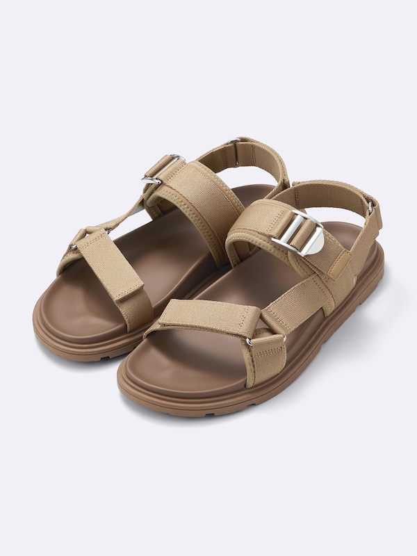 メタルバックルテープサンダル