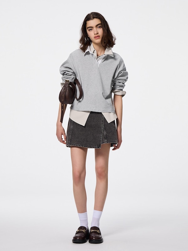 デニムラップスコートOSQ+E