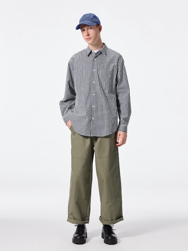 イージーケアブロードシャツ(チェック1)