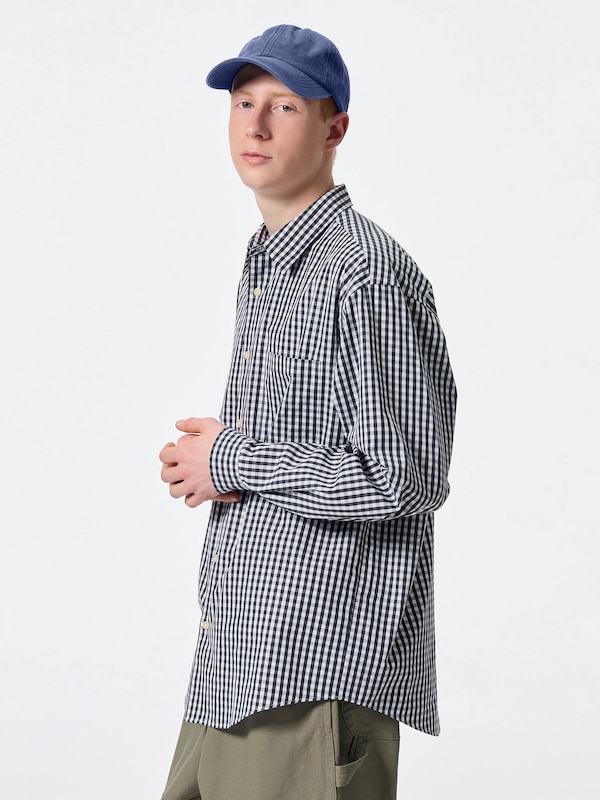 イージーケアブロードシャツ(チェック1)