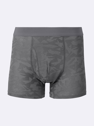 スタイルドライボクサーパンツ(ジオメトリック) 【メンズ】 【インナー・下着】【GU公式/ジーユー】 【GRAY】 スタイルドライボクサーパンツ(ジオメトリック) 【メンズ】 【インナー・下着】【GU公式/ジーユー】 【GRAY】