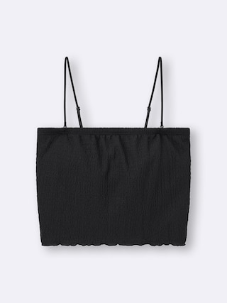 ブラフィールクロップドシャーリングチューブトップ+E 【レディース】 【Tシャツ・スウェット】【GU公式/ジーユー】 【BLACK】 ブラフィールクロップドシャーリングチューブトップ+E 【レディース】 【Tシャツ・スウェット】【GU公式/ジーユー】 【BLACK】