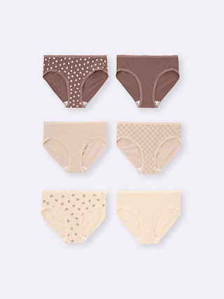 ショーツ6P 【レディース】 【インナー・下着】【GU公式/ジーユー】 【MULTI(PATTERN)5】 ショーツ6P 【レディース】 【インナー・下着】【GU公式/ジーユー】 【MULTI(PATTERN)5】