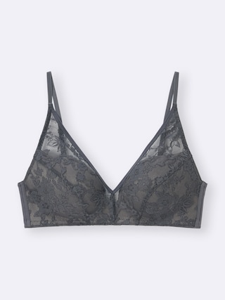 ソフトプランジブラ(ノンワイヤー) 【レディース】 【インナー・下着】【GU公式/ジーユー】 【DARK GRAY】 ソフトプランジブラ(ノンワイヤー) 【レディース】 【インナー・下着】【GU公式/ジーユー】 【DARK GRAY】