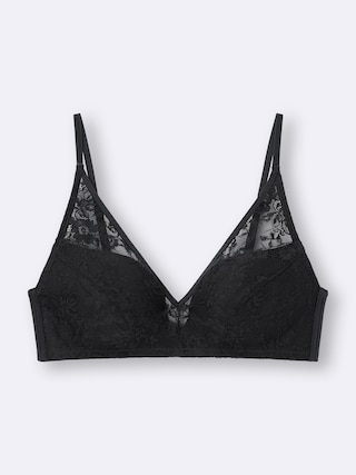 ソフトプランジブラ(ノンワイヤー) 【レディース】 【インナー・下着】【GU公式/ジーユー】 【BLACK】 ソフトプランジブラ(ノンワイヤー) 【レディース】 【インナー・下着】【GU公式/ジーユー】 【BLACK】