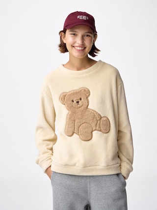 マシュマロフィールプルオーバー(クマ) 【レディース】 【ルームウェア・パジャマ】【GU公式/ジーユー】 【NATURAL】
