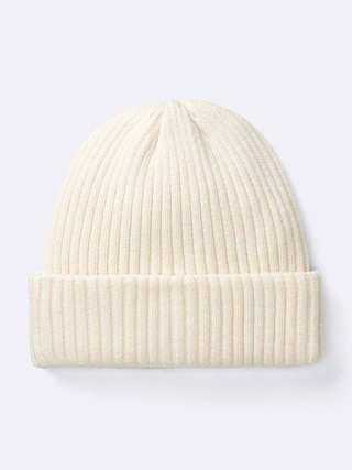 リブビーニー 【レディース】 【グッズ】【GU公式/ジーユー】 【OFF WHITE】 リブビーニー 【レディース】 【グッズ】【GU公式/ジーユー】 【OFF WHITE】