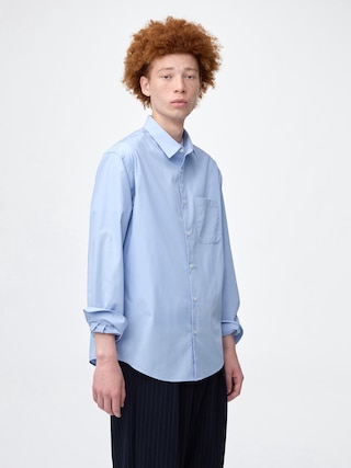 イージーケアブロードシャツ 【メンズ】 【シャツ・ポロシャツ】【GU公式/ジーユー】 【BLUE】 イージーケアブロードシャツ 【メンズ】 【シャツ・ポロシャツ】【GU公式/ジーユー】 【BLUE】