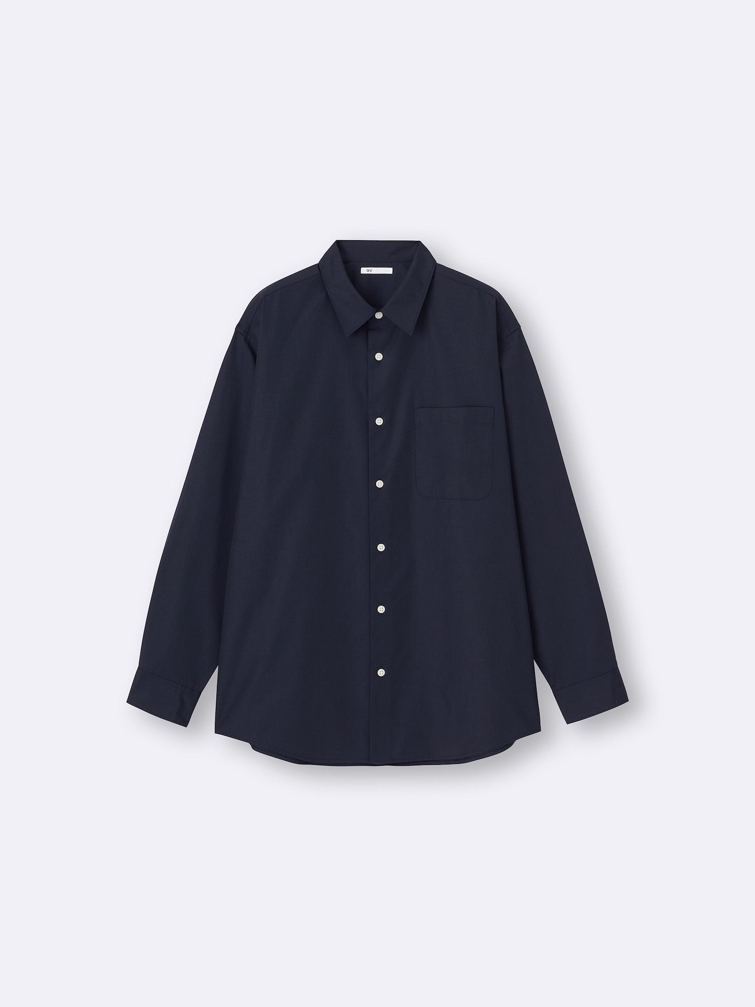 ねいの★③ GU公式 | イージーケアブロードシャツ