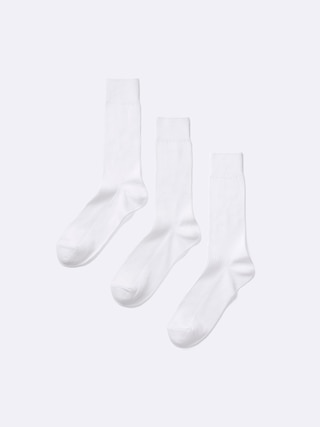 ソックス3P 【メンズ】 【インナー・下着】【GU公式/ジーユー】 【WHITE】 ソックス3P 【メンズ】 【インナー・下着】【GU公式/ジーユー】 【WHITE】