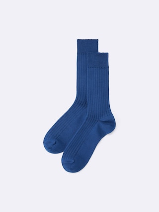 ソックス(カラーリブ) 【メンズ】 【インナー・下着】【GU公式/ジーユー】 【BLUE】 ソックス(カラーリブ) 【メンズ】 【インナー・下着】【GU公式/ジーユー】 【BLUE】