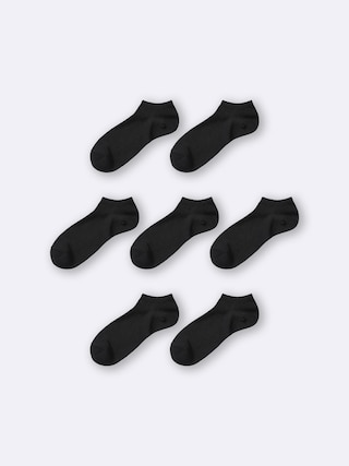 ショートソックス7P 【メンズ】 【インナー・下着】【GU公式/ジーユー】 【BLACK】 ショートソックス7P 【メンズ】 【インナー・下着】【GU公式/ジーユー】 【BLACK】