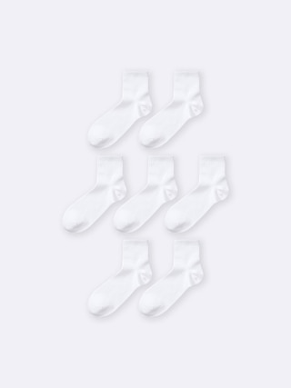 アンクルソックス7P 【メンズ】 【インナー・下着】【GU公式/ジーユー】 【WHITE】 アンクルソックス7P 【メンズ】 【インナー・下着】【GU公式/ジーユー】 【WHITE】