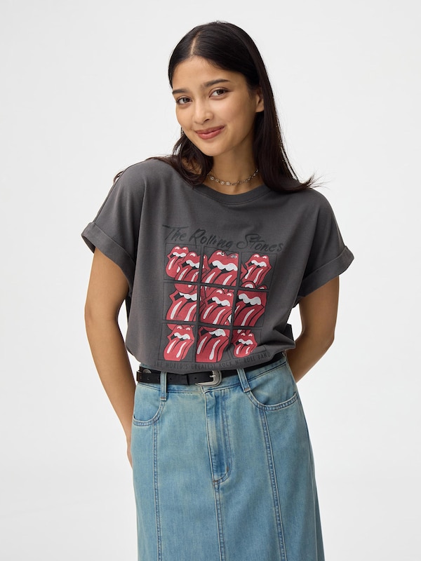 ウォッシュドグラフィックT The Rolling Stones