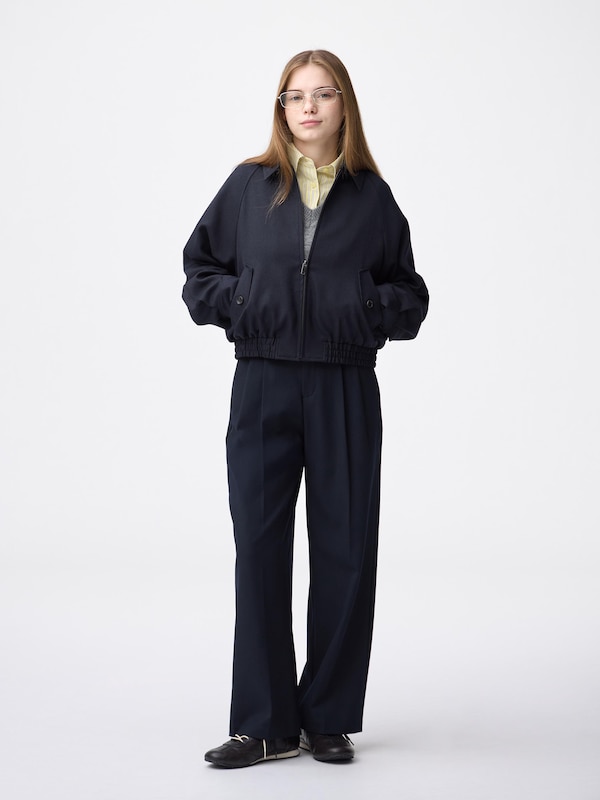 タックワイドパンツ(丈標準70.0～74.0cm)