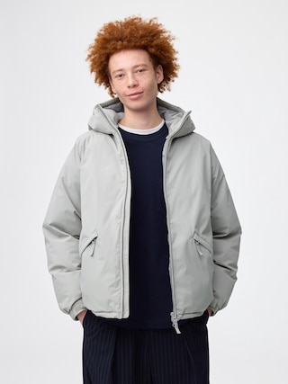 ウォームパデッドパーカ 【メンズ】 【アウター】【GU公式/ジーユー】 【GRAY】