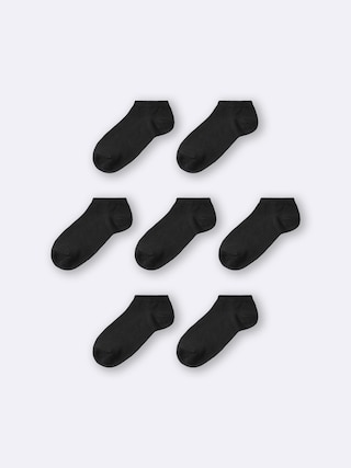 ショートソックス7P 【レディース】 【インナー・下着】【GU公式/ジーユー】 【BLACK】