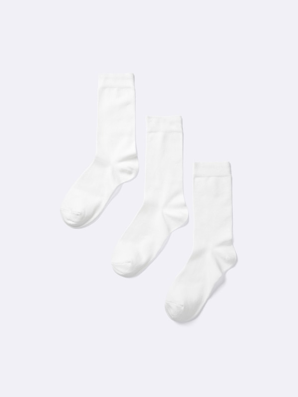 クルーソックス3P