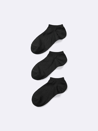 ショートソックス3P 【レディース】 【インナー・下着】【GU公式/ジーユー】 【BLACK】 ショートソックス3P 【レディース】 【インナー・下着】【GU公式/ジーユー】 【BLACK】