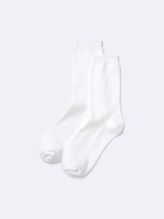 リブクルーソックス+E 【レディース】 【インナー・下着】【GU公式/ジーユー】 【OFF WHITE】 リブクルーソックス+E 【レディース】 【インナー・下着】【GU公式/ジーユー】 【OFF WHITE】