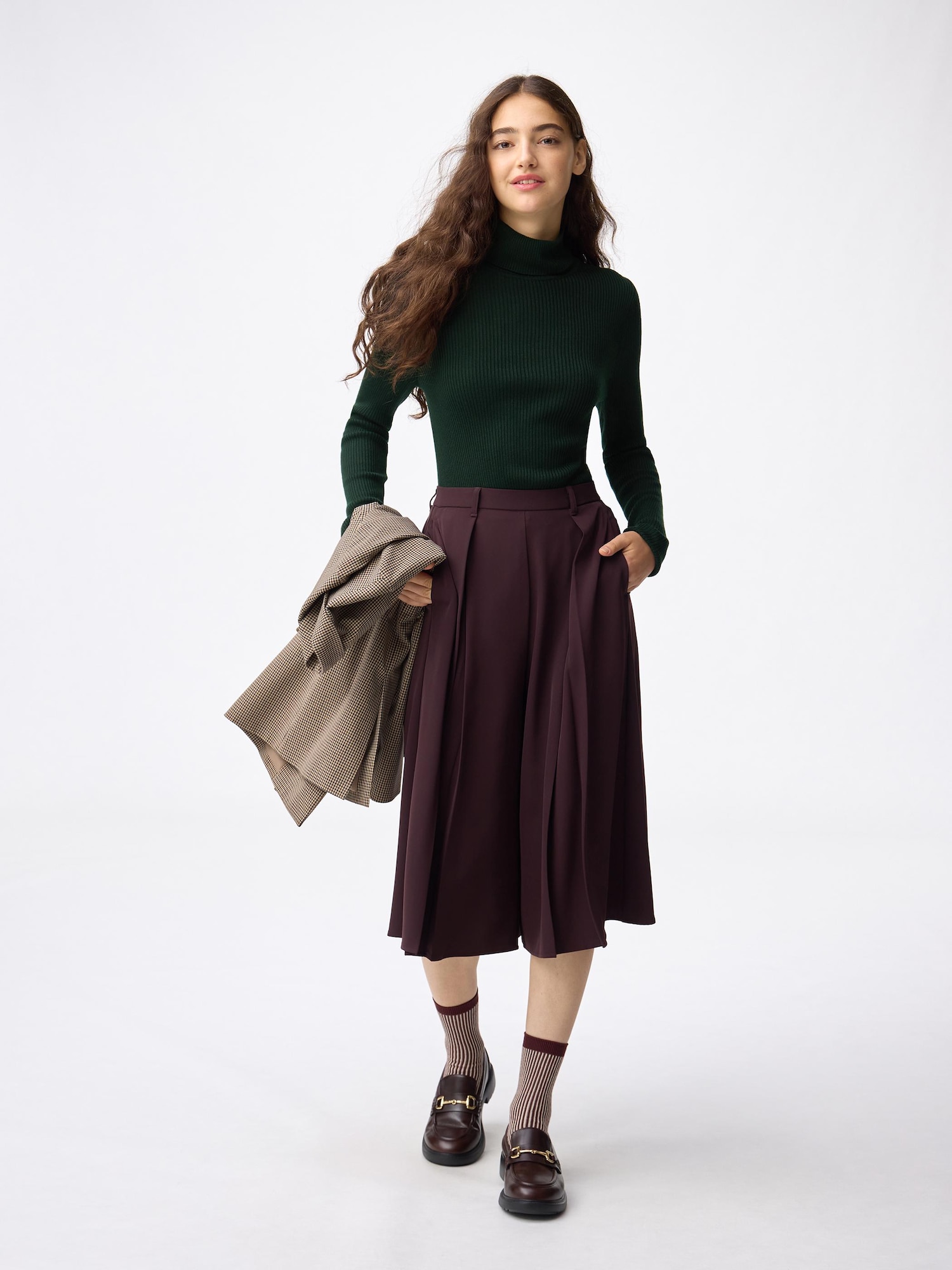 GU公式 | リブタートルネックセーターZ+E