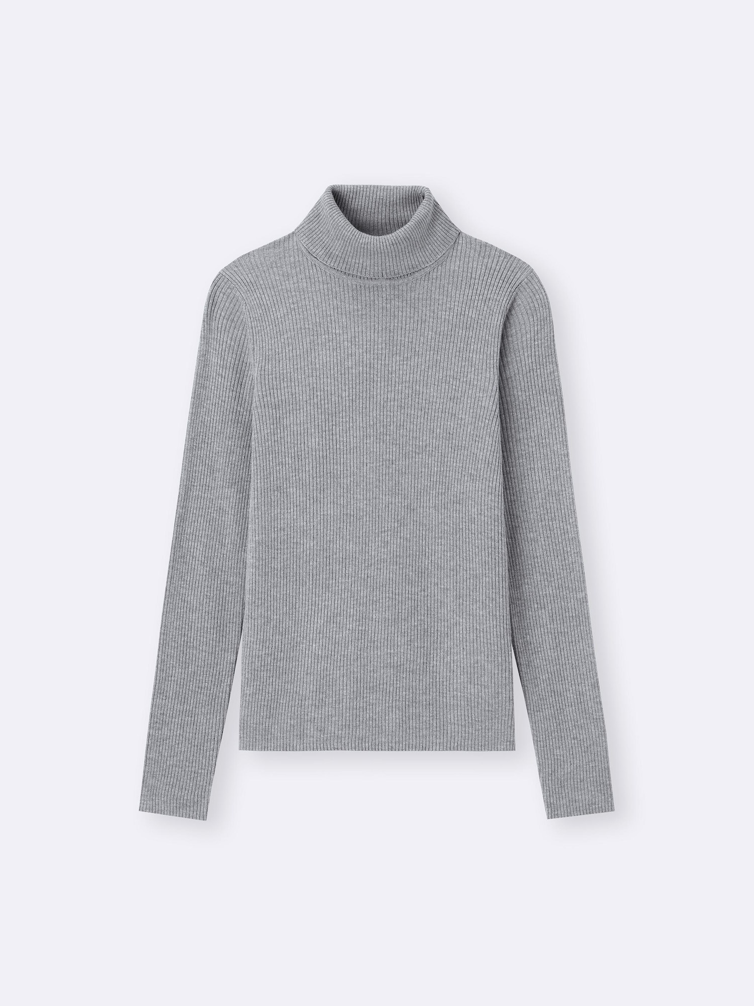 こーむら GU公式 | リブタートルネックセーターZ+E