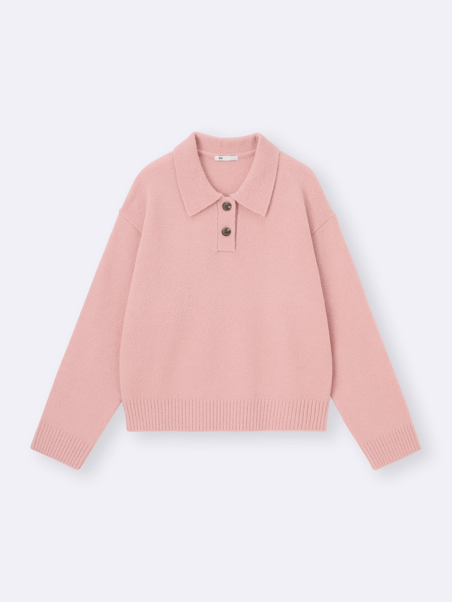 GU公式 | パフニットポロシャツ