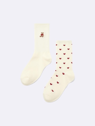 KIDS(男女兼用)ソックス2P(ワンポイント) 【KIDS・TEEN】 【キッズ インナー・下着】【GU公式/ジーユー】 【OFF WHITE】 KIDS(男女兼用)ソックス2P(ワンポイント) 【KIDS・TEEN】 【キッズ インナー・下着】【GU公式/ジーユー】 【OFF WHITE】