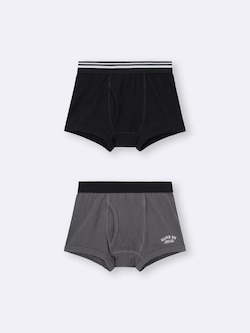 BOYSボクサーパンツ2P(ロゴ/ライン)