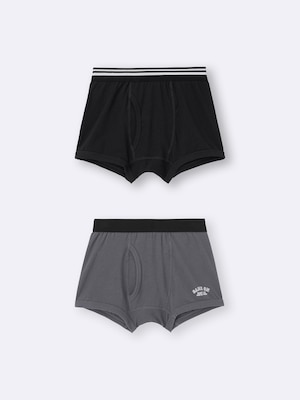 BOYSボクサーパンツ2P(ロゴ/ライン)