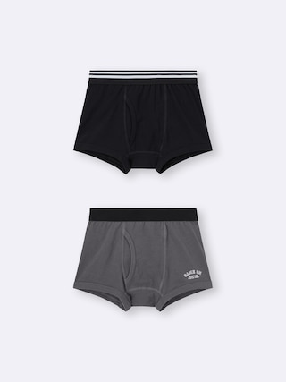 BOYSボクサーパンツ2P(ロゴ/ライン) 【KIDS・TEEN】 【キッズ インナー・下着】【GU公式/ジーユー】 【MULTI(PATTERN)1】 BOYSボクサーパンツ2P(ロゴ/ライン) 【KIDS・TEEN】 【キッズ インナー・下着】【GU公式/ジーユー】 【MULTI(PATTERN)1】