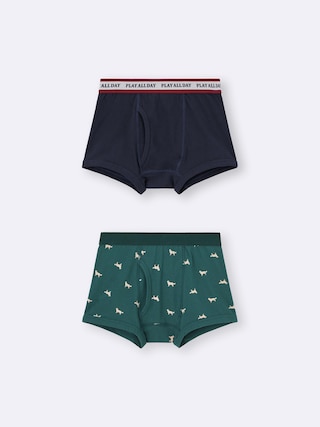 BOYSボクサーパンツ2P(ドッグ1) 【KIDS・TEEN】 【キッズ インナー・下着】【GU公式/ジーユー】 【MULTI(PATTERN)1】 BOYSボクサーパンツ2P(ドッグ1) 【KIDS・TEEN】 【キッズ インナー・下着】【GU公式/ジーユー】 【MULTI(PATTERN)1】