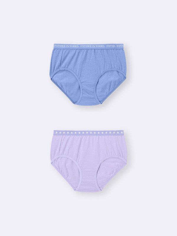 GIRLSショーツ2P(ロゴ/スター)