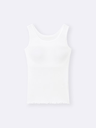 GIRLSブラフィールプチリブタンクトップ 【KIDS・TEEN】 【TEEN(ティーン)】【GU公式/ジーユー】 【OFF WHITE】 GIRLSブラフィールプチリブタンクトップ 【KIDS・TEEN】 【TEEN(ティーン)】【GU公式/ジーユー】 【OFF WHITE】