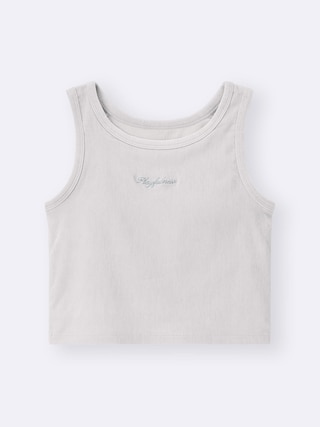 GIRLSブラフィールプチクロップドベロアタンクトップ 【KIDS・TEEN】 【TEEN(ティーン)】【GU公式/ジーユー】 【LIGHT GRAY】 GIRLSブラフィールプチクロップドベロアタンクトップ 【KIDS・TEEN】 【TEEN(ティーン)】【GU公式/ジーユー】 【LIGHT GRAY】