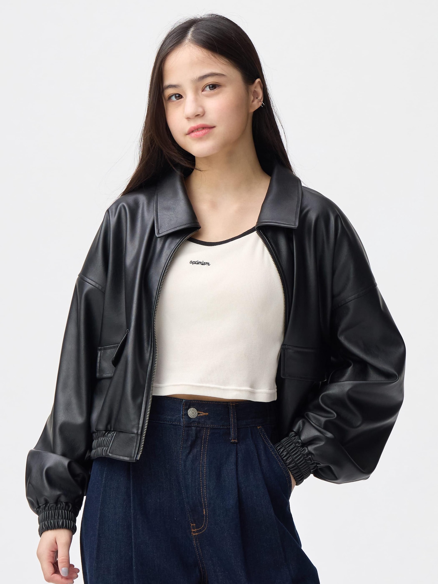 GU公式 | GIRLSブラフィールプチクロップドキャミソール