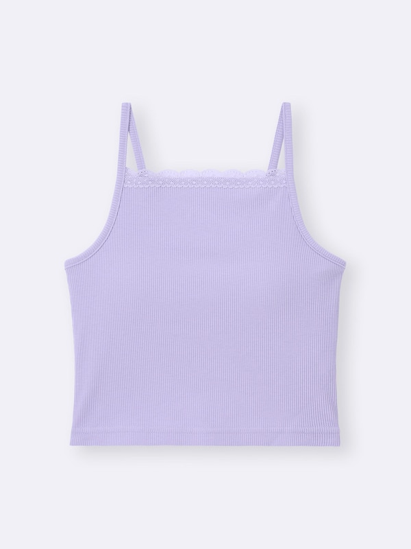 GIRLSブラフィールプチクロップドレースキャミソール