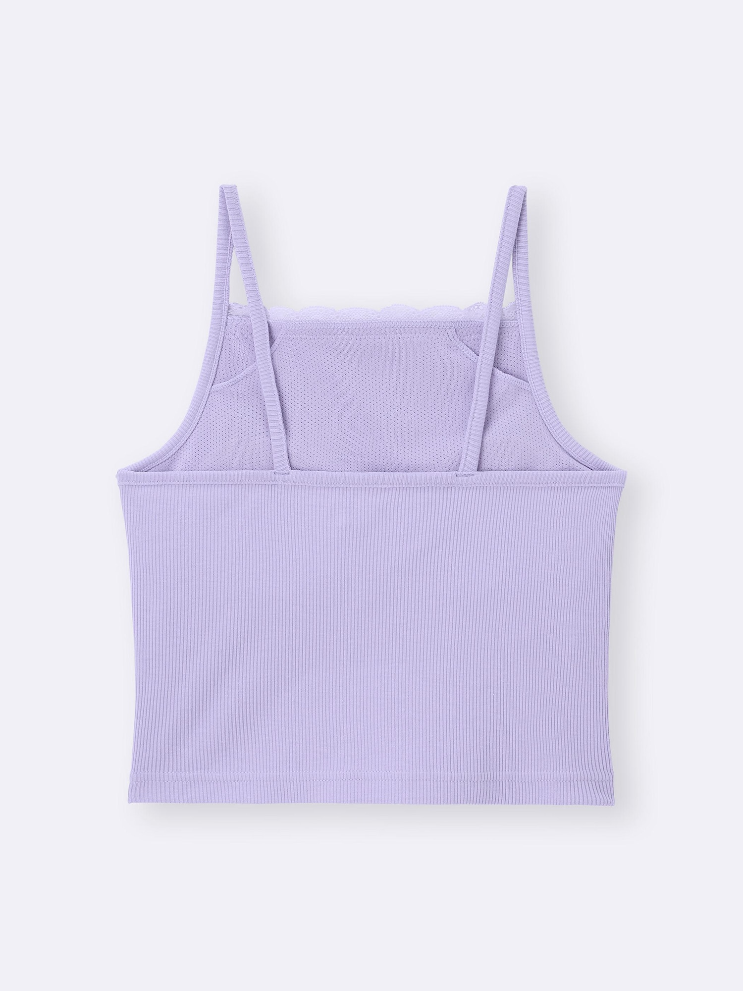 GU公式 | GIRLSブラフィールプチクロップドレースキャミソール