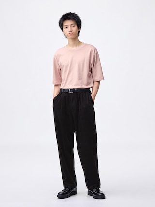 コーデュロイキャロットパンツ(丈標準69.0~73.0cm) 【メンズ】 【パンツ】【GU公式/ジーユー】 【BLACK】 コーデュロイキャロットパンツ(丈標準69.0~73.0cm) 【メンズ】 【パンツ】【GU公式/ジーユー】 【BLACK】