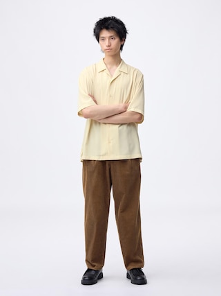 コーデュロイキャロットパンツ(丈標準69.0~73.0cm) 【メンズ】 【パンツ】【GU公式/ジーユー】 【BROWN】 コーデュロイキャロットパンツ(丈標準69.0~73.0cm) 【メンズ】 【パンツ】【GU公式/ジーユー】 【BROWN】