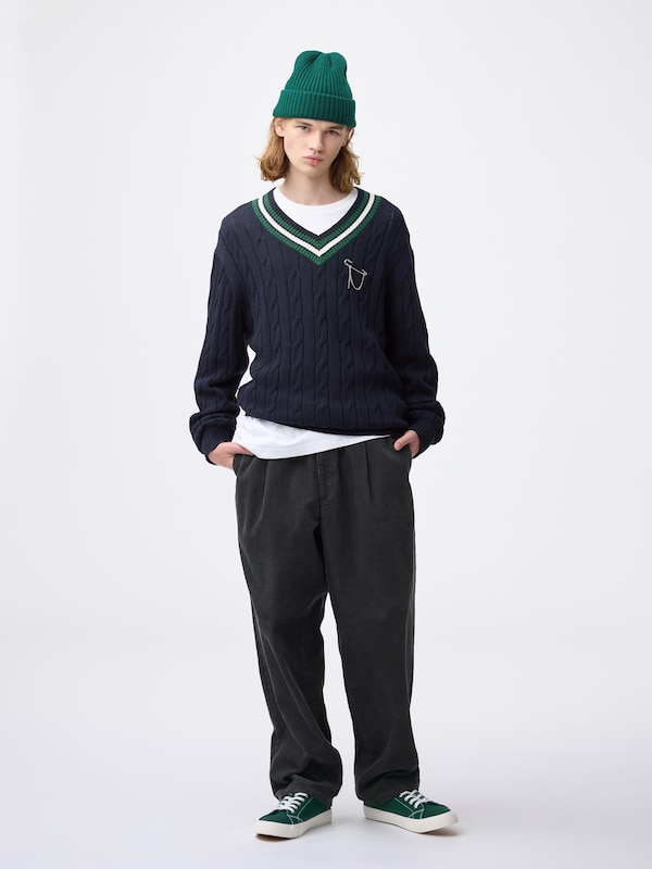 コーデュロイキャロットパンツ(丈標準69.0～73.0cm)