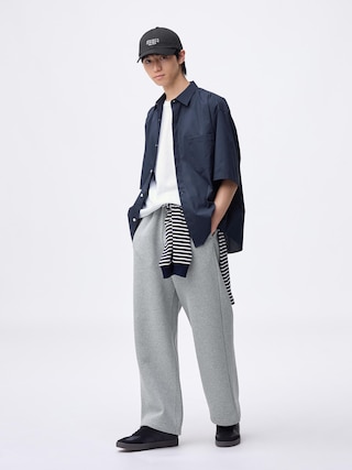 ヘビーウェイトスウェットワイドストレートパンツ(丈標準69.0~73.0cm) 【メンズ】 【Tシャツ・カットソー】【GU公式/ジーユー】 【GRAY】 ヘビーウェイトスウェットワイドストレートパンツ(丈標準69.0~73.0cm) 【メンズ】 【Tシャツ・カットソー】【GU公式/ジーユー】 【GRAY】