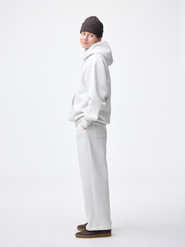 ヘビーウェイトスウェットワイドストレートパンツ(丈標準69.0～73.0cm)