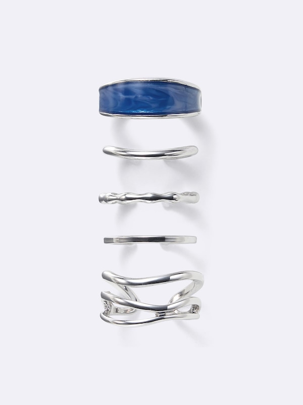 カラー&メタルリング5P