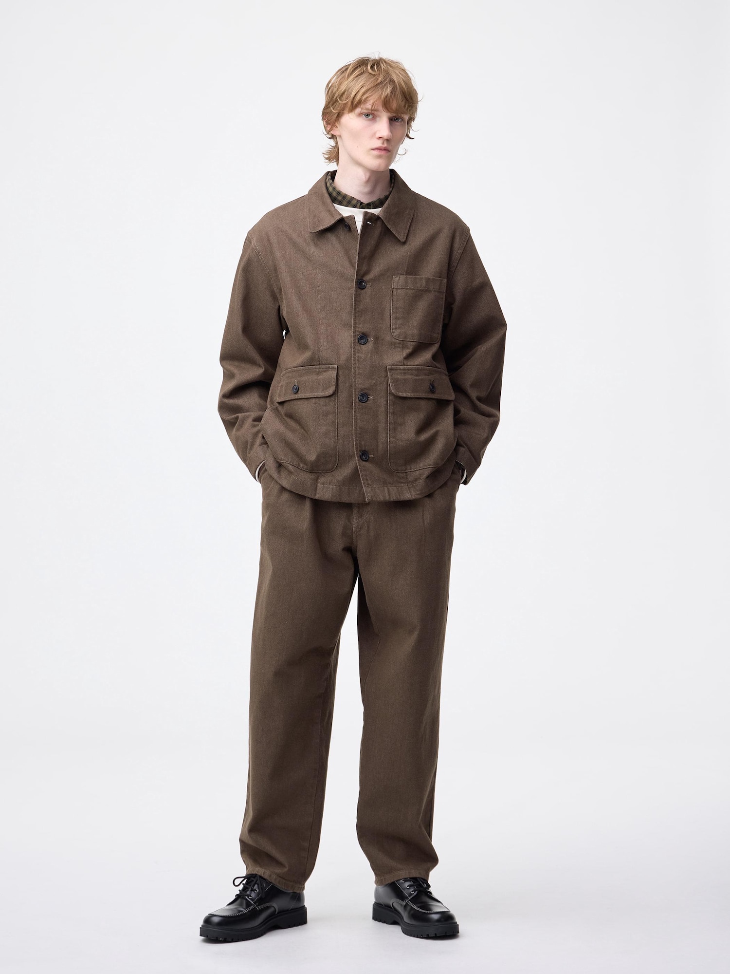 GU公式 | デニムワークジャケット