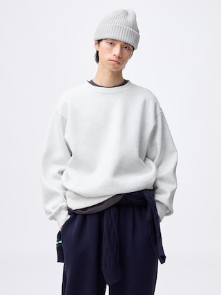 ヘビーウェイトスウェットプルオーバー 【メンズ】 【Tシャツ・カットソー】【GU公式/ジーユー】 【LIGHT GRAY】