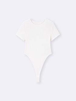 コットンブレンドボディスーツ(半袖)(ドライ)+E